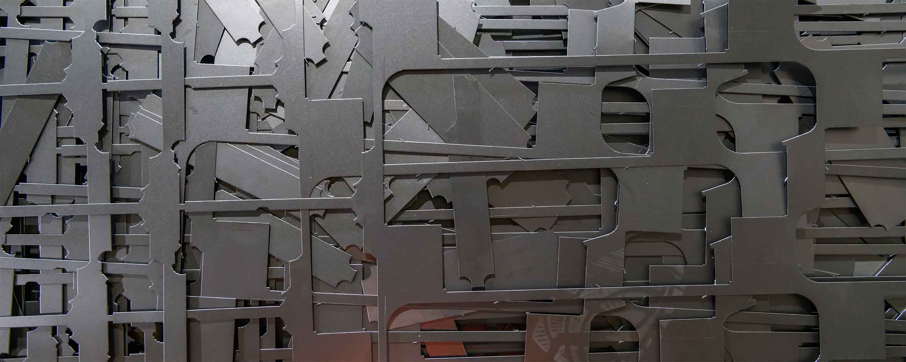 A pile of carbon steel offcuts